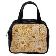 Flower Pattern In Soft  Colors Classic Handbags (one Side)