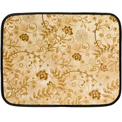 Flower Pattern In Soft  Colors Fleece Blanket (mini)