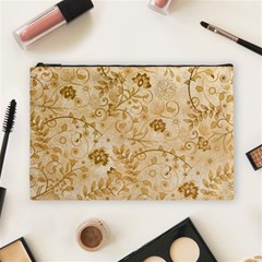 Flower Pattern In Soft  Colors Cosmetic Bag (large) 