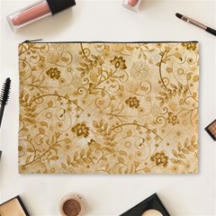 Flower Pattern In Soft  Colors Cosmetic Bag (xl)