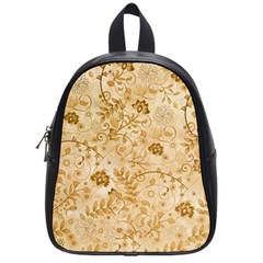 Flower Pattern In Soft  Colors School Bags (small) 