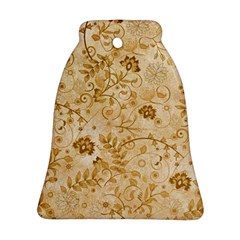 Flower Pattern In Soft  Colors Bell Ornament (2 Sides)