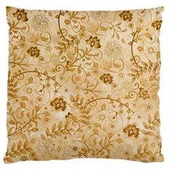 Flower Pattern In Soft  Colors Large Cushion Cases (one Side) 