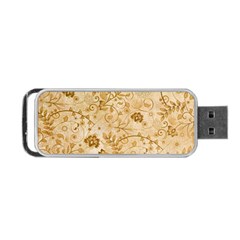 Flower Pattern In Soft  Colors Portable Usb Flash (one Side) by FantasyWorld7