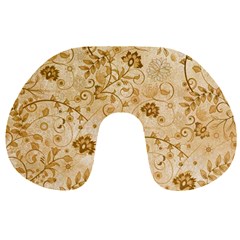 Flower Pattern In Soft  Colors Travel Neck Pillows