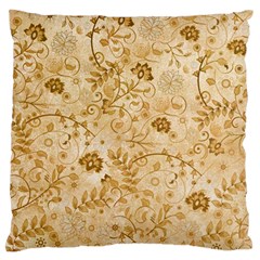 Flower Pattern In Soft  Colors Standard Flano Cushion Cases (two Sides) 