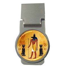 Anubis, Ancient Egyptian God Of The Dead Rituals  Money Clips (round)  by FantasyWorld7