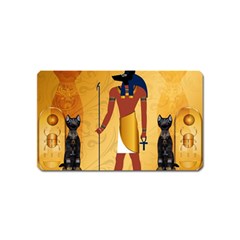 Anubis, Ancient Egyptian God Of The Dead Rituals  Magnet (name Card)