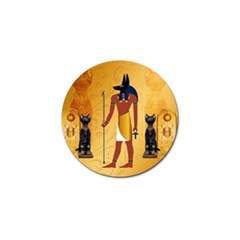 Anubis, Ancient Egyptian God Of The Dead Rituals  Golf Ball Marker