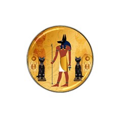 Anubis, Ancient Egyptian God Of The Dead Rituals  Hat Clip Ball Marker (4 Pack)