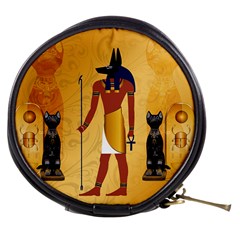 Anubis, Ancient Egyptian God Of The Dead Rituals  Mini Makeup Bags