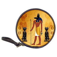 Anubis, Ancient Egyptian God Of The Dead Rituals  Classic 20-cd Wallets by FantasyWorld7