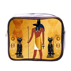 Anubis, Ancient Egyptian God Of The Dead Rituals  Mini Toiletries Bags