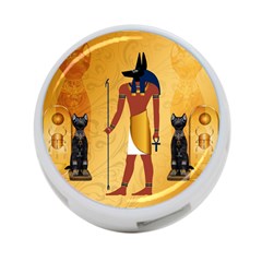 Anubis, Ancient Egyptian God Of The Dead Rituals  4-port Usb Hub (one Side)