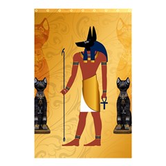 Anubis, Ancient Egyptian God Of The Dead Rituals  Shower Curtain 48  X 72  (small)  by FantasyWorld7