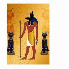 Anubis, Ancient Egyptian God Of The Dead Rituals  Large Garden Flag (two Sides)