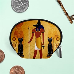 Anubis, Ancient Egyptian God Of The Dead Rituals  Accessory Pouches (small) 