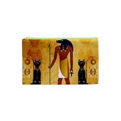 Anubis, Ancient Egyptian God Of The Dead Rituals  Cosmetic Bag (xs)