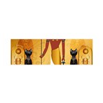 Anubis, Ancient Egyptian God Of The Dead Rituals  Satin Scarf (Oblong) Front