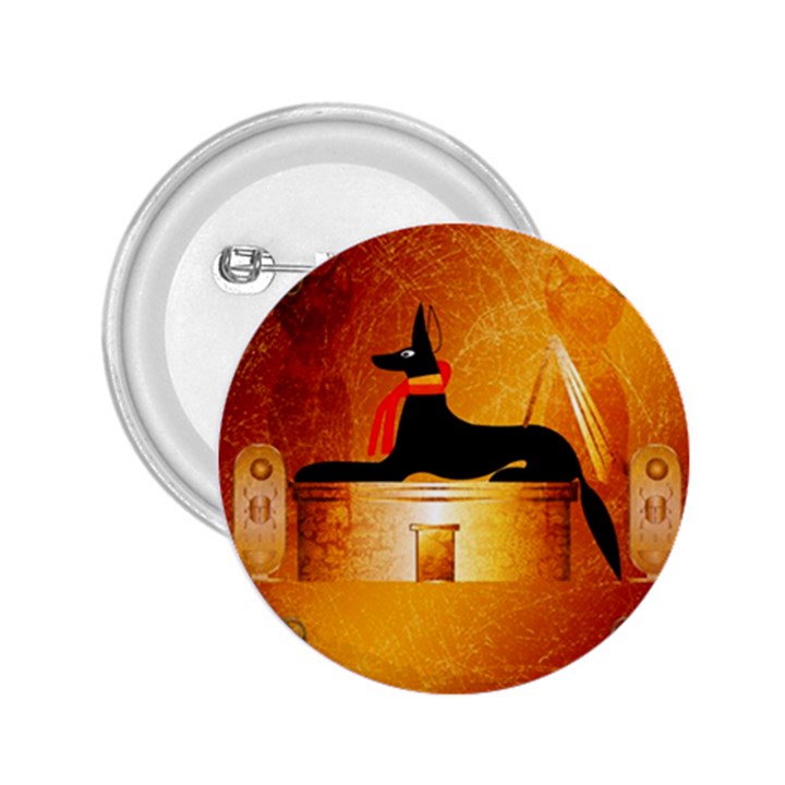 Anubis, Ancient Egyptian God Of The Dead Rituals  2.25  Buttons