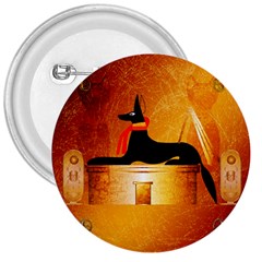 Anubis, Ancient Egyptian God Of The Dead Rituals  3  Buttons