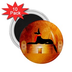 Anubis, Ancient Egyptian God Of The Dead Rituals  2 25  Magnets (10 Pack) 