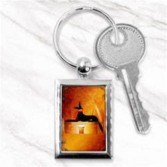 Anubis, Ancient Egyptian God Of The Dead Rituals  Key Chains (rectangle) 