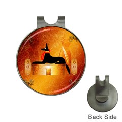 Anubis, Ancient Egyptian God Of The Dead Rituals  Hat Clips With Golf Markers