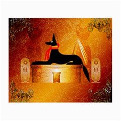 Anubis, Ancient Egyptian God Of The Dead Rituals  Small Glasses Cloth