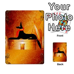 Anubis, Ancient Egyptian God Of The Dead Rituals  Multi-purpose Cards (rectangle) 