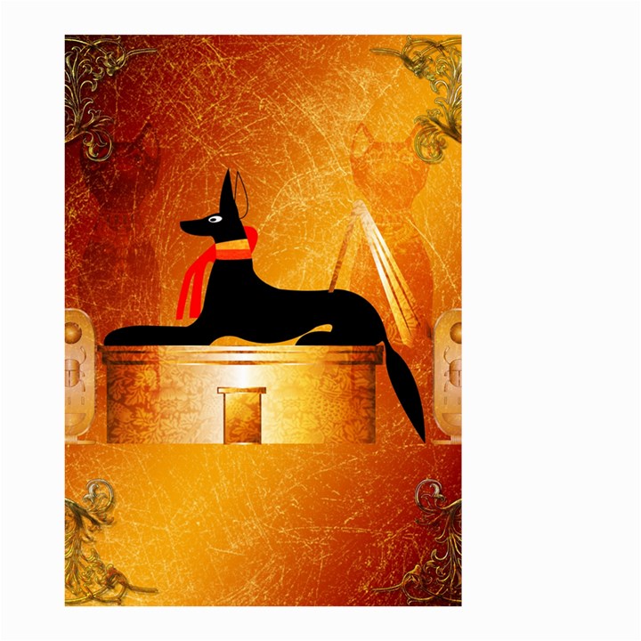 Anubis, Ancient Egyptian God Of The Dead Rituals  Small Garden Flag (Two Sides)