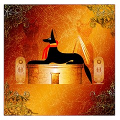 Anubis, Ancient Egyptian God Of The Dead Rituals  Large Satin Scarf (square)