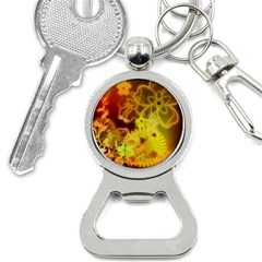 Glowing Colorful Flowers Bottle Opener Key Chains