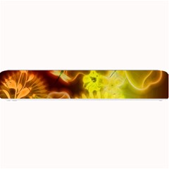 Glowing Colorful Flowers Small Bar Mats