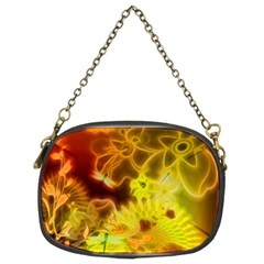 Glowing Colorful Flowers Chain Purses (two Sides) 