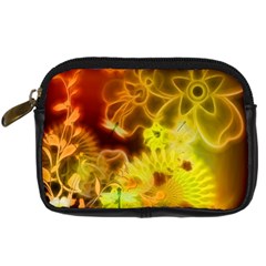 Glowing Colorful Flowers Digital Camera Cases