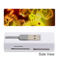 Glowing Colorful Flowers Memory Card Reader (stick) 