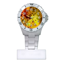 Glowing Colorful Flowers Nurses Watches