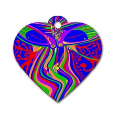 Transcendence Evolution Dog Tag Heart (one Side) by icarusismartdesigns