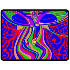 Transcendence Evolution Fleece Blanket (large)  by icarusismartdesigns