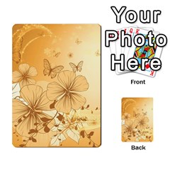 Wonderful Flowers With Butterflies Multi-purpose Cards (rectangle) 