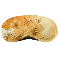 Wonderful Flowers With Butterflies Sleeping Masks