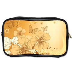 Wonderful Flowers With Butterflies Toiletries Bags