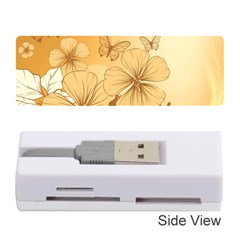 Wonderful Flowers With Butterflies Memory Card Reader (stick) 