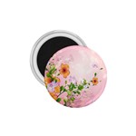 Beautiful Flowers On Soft Pink Background 1.75  Magnets Front