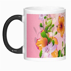 Beautiful Flowers On Soft Pink Background Morph Mugs