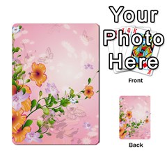 Beautiful Flowers On Soft Pink Background Multi-purpose Cards (rectangle)  by FantasyWorld7