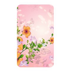 Beautiful Flowers On Soft Pink Background Memory Card Reader