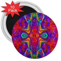 Abstract 1 3  Magnets (10 Pack)  by icarusismartdesigns