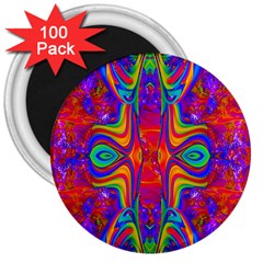 Abstract 1 3  Magnets (100 Pack) by icarusismartdesigns